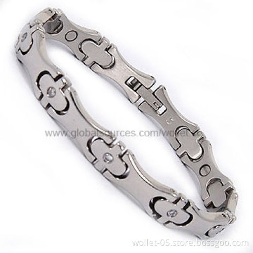 2013 Charming Magnetic Stainless Steel Bracelet, ODM/OEM Designs Accepted